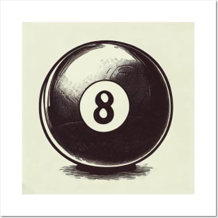 8 ball Posters and Art